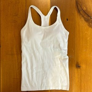 Lululemon Ebb to Street Ivory Bone Tank Top